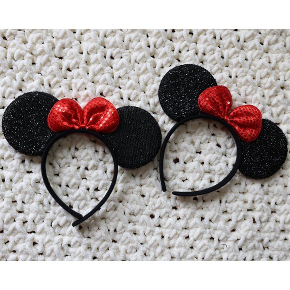 Minnie Mouse Ears Costume Accesories NWOT - Picture 1 of 1